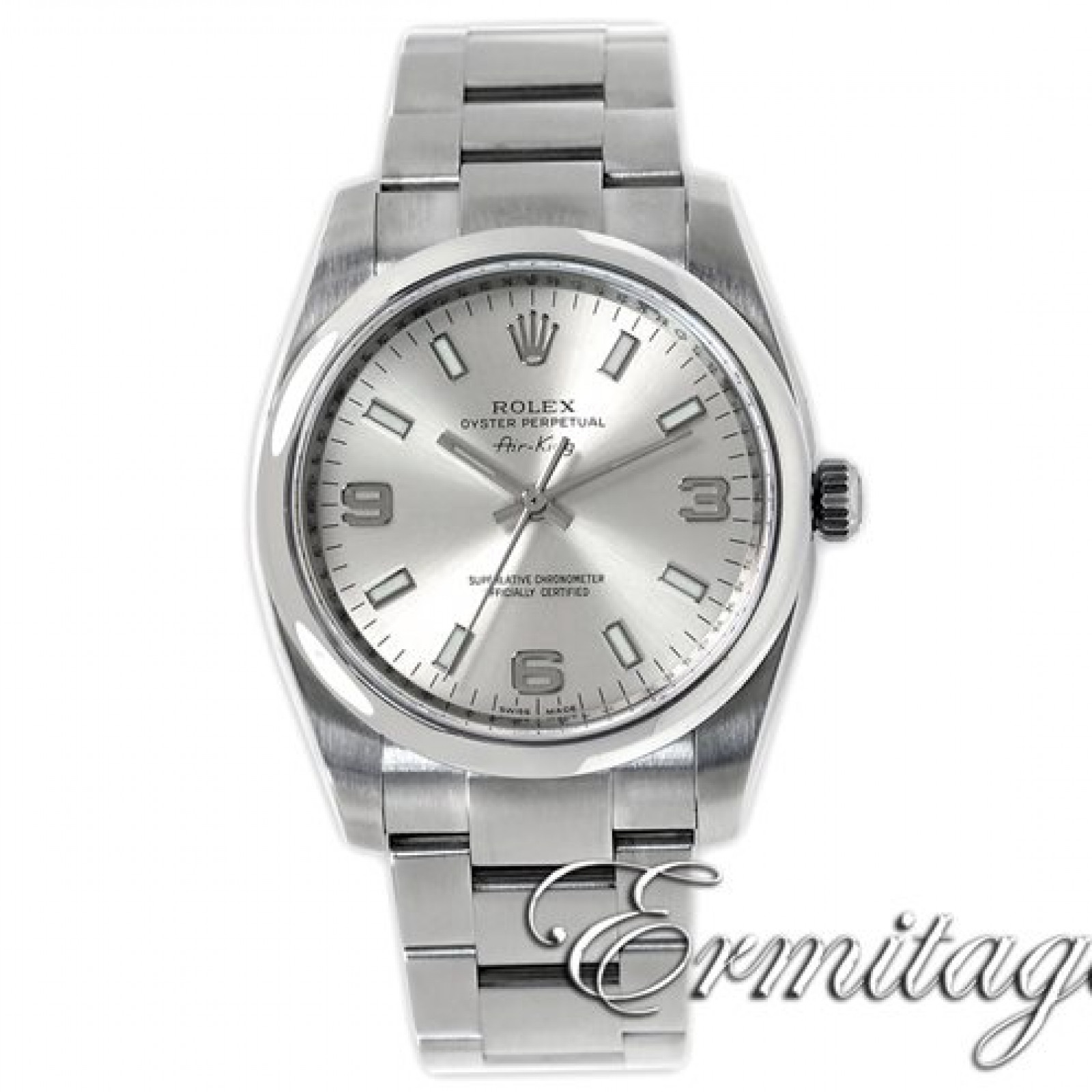 Pre-Owned Rolex Oyster Perpetual Air King 114200 Year 2013